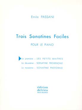 Illustration de Sonatine N° 1 "les petits maîtres"