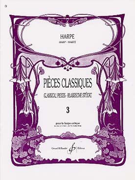 Illustration de PIÈCES CLASSIQUES (Le Dentu) - Vol. 3 : Facile-moyen (pour harpe celtique)