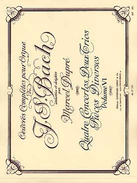 Illustration de Œuvre complète pour orgue (Dupré) - Vol. 6 : 4 Concertos, 2 Trios, Pièces diverses
