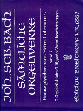 Illustration de Œuvre complète pour orgue (Breitkopf) - Vol. 7 : Petit livre d'orgue, 18 Chorals 
