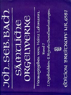 Illustration de Œuvre complète pour orgue (Breitkopf) - Vol. 7 : Petit livre d'orgue, 18 Chorals 
