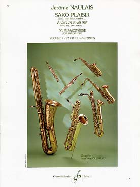 Illustration de Saxo plaisir (rock, jazz, latin, samba) - Vol. 2 : 22 études