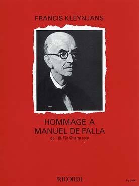 Illustration de Hommage à Manuel de Falla op. 118