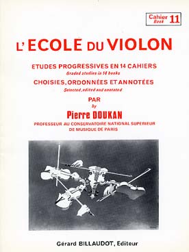 Illustration de L'École du violon, études progressives - Vol. 11
