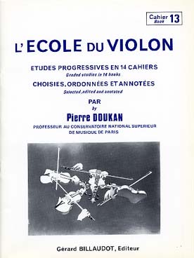 Illustration de L'École du violon, études progressives - Vol. 13