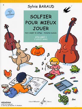 Illustration de Solfier pour mieux jouer - Vol. 1 : Livre du professeur   