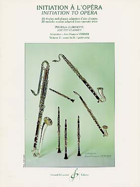 Illustration de Initiation à l'opéra : 20 études  mélodiques adaptées d'airs d'opéra - Vol. 2 : assez facile