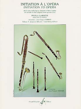 Illustration de Initiation à l'opéra : 20 études  mélodiques adaptées d'airs d'opéra - Vol. 3 : moyenne difficulté