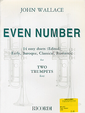 Illustration wallace even number - 14 easy duets 