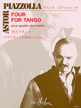 Illustration de Four for tango, tr. Edwards pour quatuor : 2 clar. si b, cor de basset ou 3e clar. si b, clar. basse