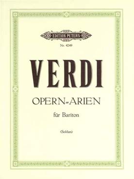 Illustration de 20 Airs d'opéras pour baryton