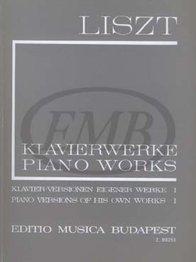 Illustration de Versions piano de ses propres œuvres - Vol. 1