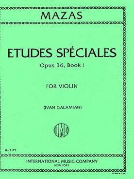 Illustration de Études spéciales op. 36 N° 1 - éd. I.M.C.