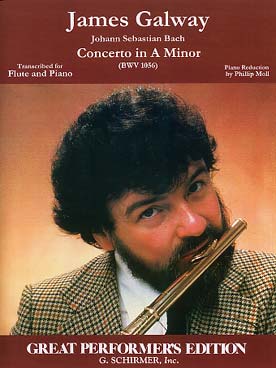 Illustration bach js concerto bwv 1056 en la min