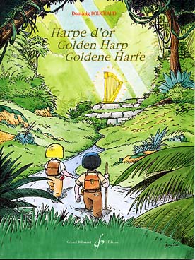 Illustration de La Harpe d'Or : pour commencer la harpe celtique
