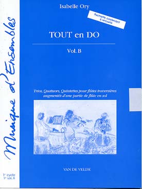 Illustration de Tout en do, pour trio et quatuor (C) - Vol. B : pochette de 6 conducteurs