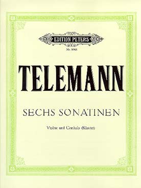 Illustration de 6 Sonatines pour violon et clavecin