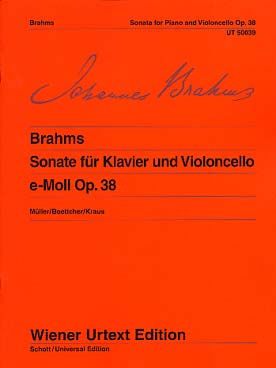 Illustration de Sonate N° 1 op. 38 en mi m