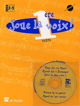Illustration de JOUE LA PREMIERE VOIX avec CD