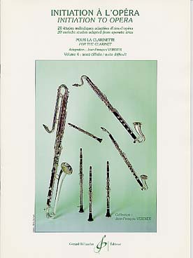 Illustration de Initiation à l'opéra : 20 études  mélodiques adaptées d'airs d'opéra - Vol. 4