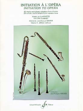 Illustration de Initiation à l'opéra : 20 études  mélodiques adaptées d'airs d'opéra - Vol. 5