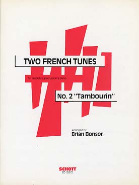 Illustration de Le Tambourin pour flûtes à bec et  petites percussions
