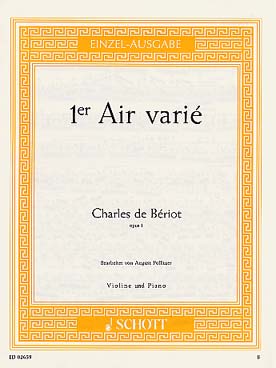 Illustration de Air varié op. 1 en ré m