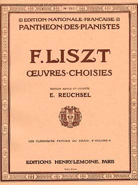 Illustration de Les CLASSIQUES FAVORIS - Vol. 9 D  : Oeuvres choisies de Liszt