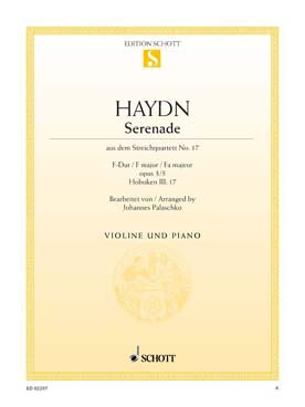 Illustration haydn serenade op. 3 n° 5