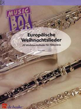 Illustration de CHANTS EUROPEENS DE NOEL (tr. Vlak pour 3 flûtes)