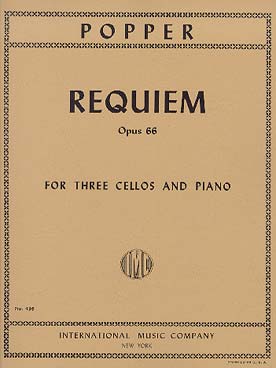 Illustration de Requiem op. 66 pour 2 violoncelles et  piano