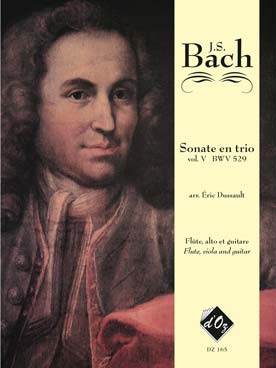 Illustration de 6 Sonates en trio (tr. Dussault) - Vol. 5 : BWV 529 (avec flûte et alto)   