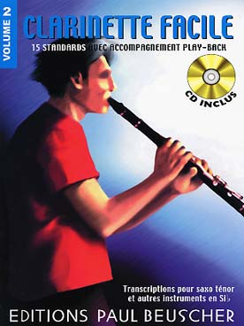 Illustration clarinette facile vol. 2 avec cd