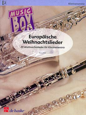 Illustration de CHANTS EUROPEENS DE NOEL (tr. Vlak pour 3 clarinettes)
