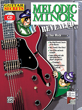 Illustration de Guitare secret/melodic minor revealed + CD