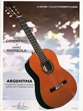 Illustration de Argentina concerto pour guitare et orchestre, réduction piano