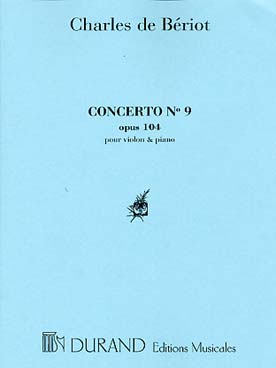 Illustration beriot concerto n° 9 op. 104 en la min
