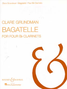 Illustration de Bagatelle pour 4 clarinettes