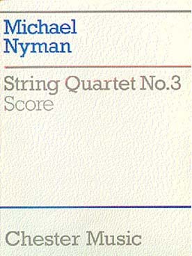 Illustration nyman string quartet n° 3 conducteur