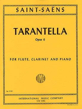 Illustration de Tarentelle op. 6 pour flûte, clarinette en la et piano