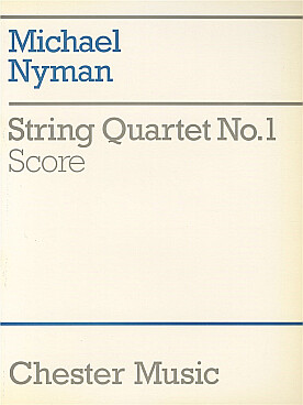 Illustration nyman string quartet n° 1 conducteur
