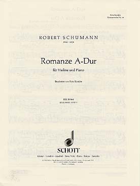 Illustration schumann romance en la maj