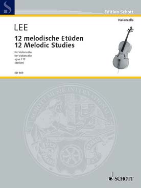 Illustration lee etudes melodiques (12) op. 113