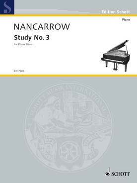 Illustration de Etudes pour piano mécanique - Vol. 4 : étude N° 3