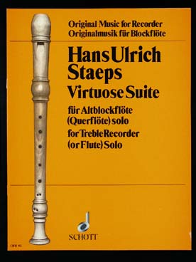 Illustration de Suite virtuose pour flûte à bec alto (ou flûte traversière)