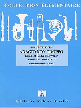 Illustration de Adagio non troppo de Lieder ohne Worte (romances sans paroles)