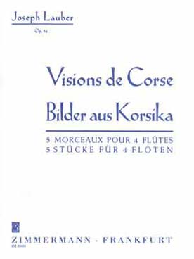 Illustration de Bilder aus Korsika op. 54 pour 4 flûtes