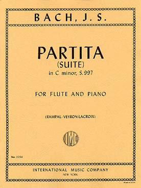 Illustration de Partita (suite) BWV 997 en do m
