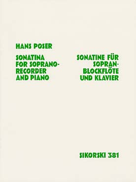 Illustration de Sonatine op. 36/1 pour flûte à bec soprano et piano