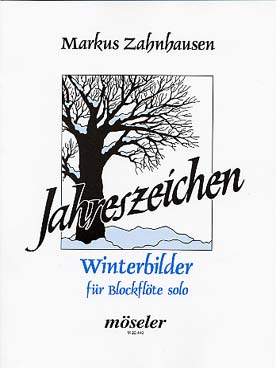 Illustration zahnhausen jahreszeichen (winterbilder)